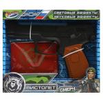 372479 Пистолет Ярыгина Грач, свет-звук, удостоверение, кор.20*15*5см ИГРАЕМ ВМЕСТЕ в кор.2*60шт