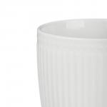 MILLIMI Набор кружек 2 шт, 380мл., белый рельеф, фарфор