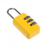 Замок навесной кодовый ТУНДРА ZK003 желтый