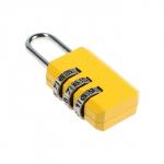 Замок навесной кодовый ТУНДРА ZK003 желтый