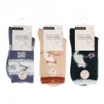 GALANTE Носки женские, 65% полиэстер, 20% акрил, 15% шерсть, р-р 23-25, разноцветные, НЖ22-1