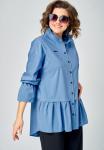 Блуза EVA GRANT 7080-1 голубой