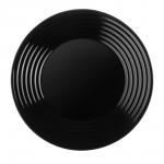 MILLIMI Бароло Тарелка обеденная 24см черная опаловое стекло