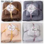 Комплект полотенец 2 шт. махра 98-1045