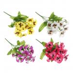 Букет искусственных цветов тм LADECOR фиалки 31 см