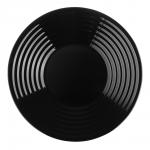 MILLIMI Бароло Тарелка закусочная 19см черная опаловое стекло