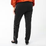 Брюки, трикотаж, черный