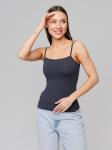 Женская майка на бретелях Lingeamo графит ЛТ-07 (33)