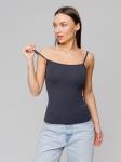 Женская майка на бретелях Lingeamo графит ЛТ-07 (33)