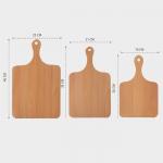 Набор деревянных досок разделочных на подставке Adelica, 3 шт.: 30?19 см, 35?21 см, 40?25 см, массив бука