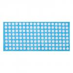 Аппликатор «Кузнецова», 144 колючки, спанбонд, 26?56 см, голубой.