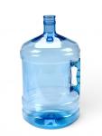 Бутыль для кулера, 18.9 л, ПЭТ, многооборотная, с ручкой, 2 пробки