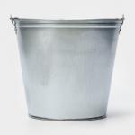 Ведро хозяйственное оцинкованное с ручкой, 9 л, d=26 см, h=23 см, ГОСТ