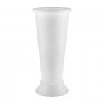 Ваза для цветов под срезку 5,6л d200мм h425мм белый (уп.12) (М6432)