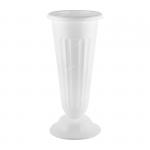 Ваза для цветов под срезку 6л d210мм h440мм белый (уп.5) (М5352)