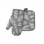 Набор из рогожки прихватка 18х18, рукавица 18х28 "Все ДOMA/Vse DOMA" рис 60350-2 Вивьен