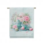 Полотенце вафельное 45х60 "Все ДOMA/Vse DOMA" рис 60360-1 Чаепитие