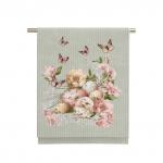 Полотенце вафельное 45х60 "Все ДOMA/Vse DOMA" рис 60361-1 Пасхальная открытка