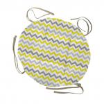 Подушка на стул с тафтингом d40 "Все ДOMA/Vse DOMA" рис 13166-8 Иллюзион