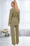 Жакет стиль оверсайз ж09006 оливковый