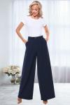 Брюки широкого кроя бр16010 синий