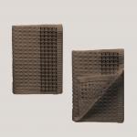 Полотенце вафельное 100х150 ТМ Fine Line, коллекция Амелия/Amelia, серо-коричневый