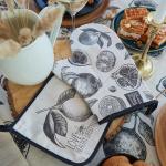 Варежка - прихватка «Этель» Healthy life, 20?28 см, саржа, 100% хлопок, ватин 250 г/м?