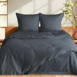 КПБ евро люкс перкаль "Fine Line" с простынью на резинке (70х70) рис. 50117-1/40625-11 Блеск антрацита Арт