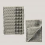 Полотенце вафельное 50х100 ТМ Fine Line, коллекция Амелия/Amelia, серебристый