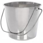 Ведро из нержавеющей стали 9л пищевое бесшовное
