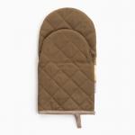 Варежка - прихватка новогодняя «Этель. Уютных вечеров», 15?28 см, саржа, 100% хлопок, ватин 250 г/м?