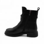 Ботинки из натуральной кожи Р-240-1 черные п/п