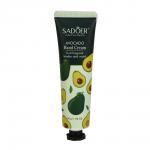 Крем для рук увлажняющий с авокадо тм Sadoer, 30гр