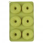 VETTA Форма силиконовая 6 ячеек, 27x16,5x3см "Пончики", 3 цвета