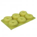 VETTA Форма силиконовая 6 ячеек, 27x16,5x3см "Пончики", 3 цвета