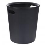 Корзина для мусора 10л Folk, графит, 24х24х28см