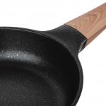 SATOSHI Карнуа Сковорода литая d20см, антипригарное покрытие Мрамор, индукция