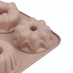 SATOSHI Алион Форма для выпечки 6 ячеек 29x17х3,8см "Цветы", силикон