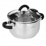 SATOSHI Арбон Кастрюля 18х10,5см, 2,5л, со стекл. крышкой, индукция