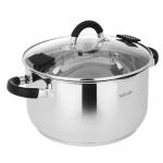 SATOSHI Арбон Кастрюля 24х13,5см, 5,9л, со стекл. крышкой, индукция