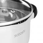 SATOSHI Арбон Кастрюля 24х13,5см, 5,9л, со стекл. крышкой, индукция