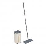 Набор для уборки с отжимом и сменной насадкой тм VETTA, доп.насадка, ведро 5л, пластик, металл