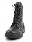 05-9010 BLACK Ботинки зимние мужские (натуральная кожа, искусственная кожа, искусственный мех)