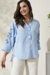 Блузка женская 07643P (Голубой)