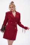 Пиджак Бонни (бордовый)