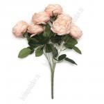 Букет декоративный 42см "Пионовидные розы" (SF-8125) персиковый