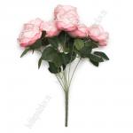Букет декоративный 42см "Пионовидные розы" (SF-8125) розовый