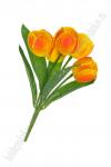 Букет цветов 27 см "Тюльпаны" (SF-7871) желто-красный