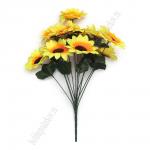 Букет цветов "Подсолнухи" 37 см (2 шт) SF-5139, желтый