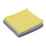 VETTA Салфетка из микрофибры в клетку, универсальная, 30х30см, 220г/кв.м. 4 цвета